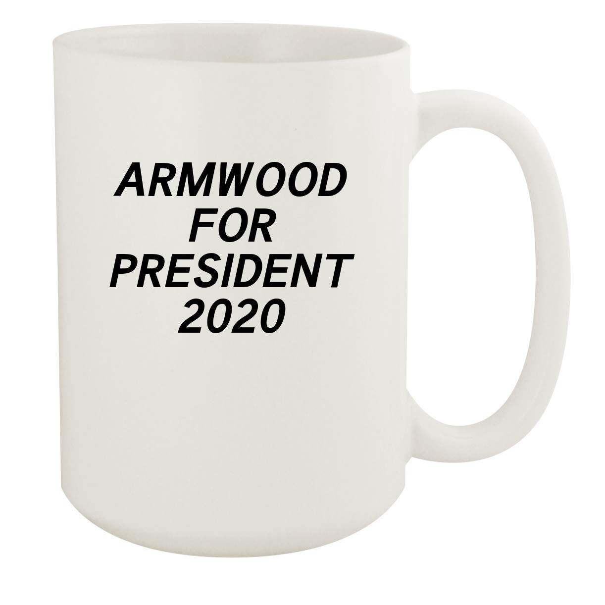 Armwood For President 2024 - Ceramic 15oz White Mug, White