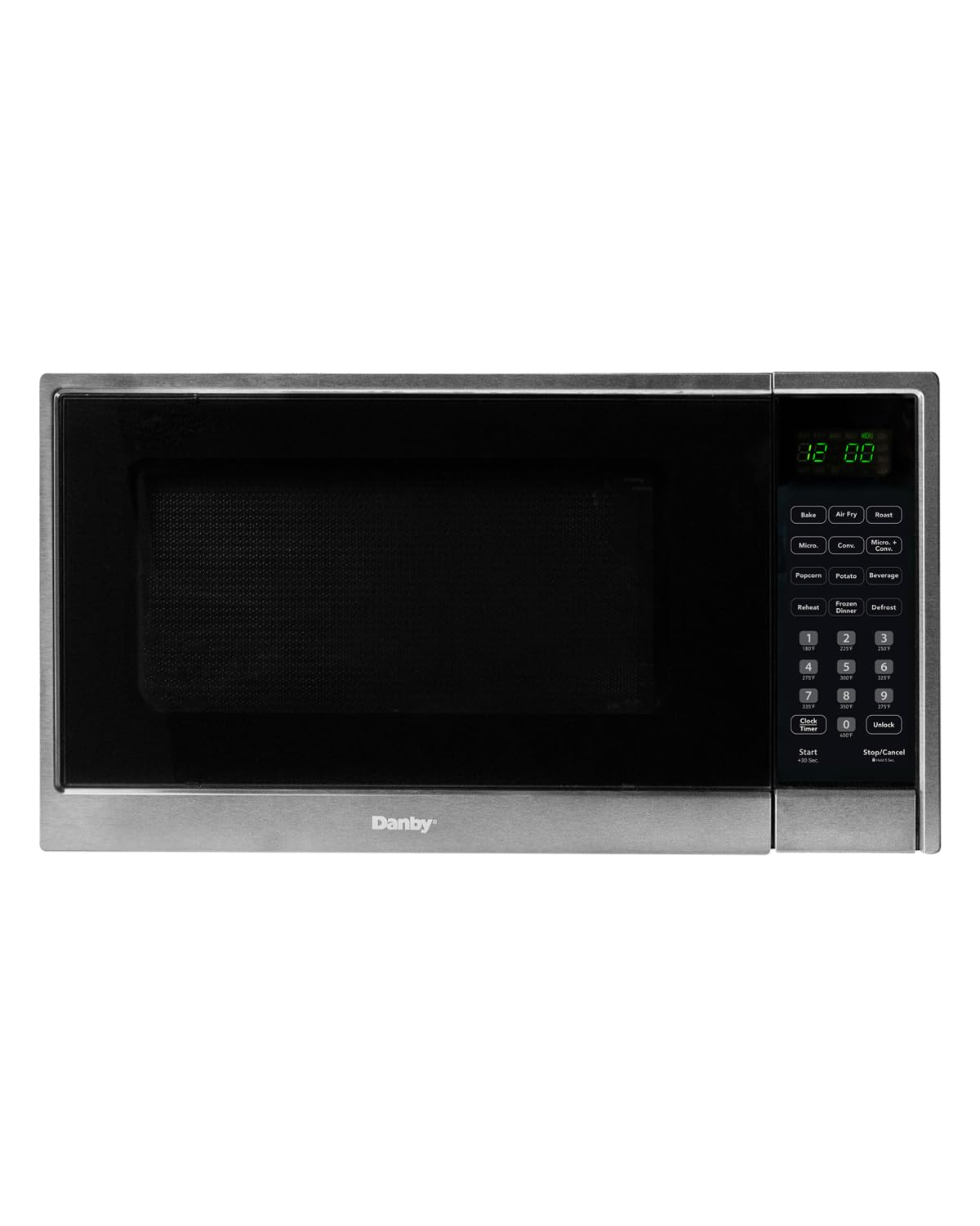 Danby 1.3 cu. ft. Multifunction Countertop Air Fry in Stainless Steel (DBMW1361ABSS) Microwave Oven