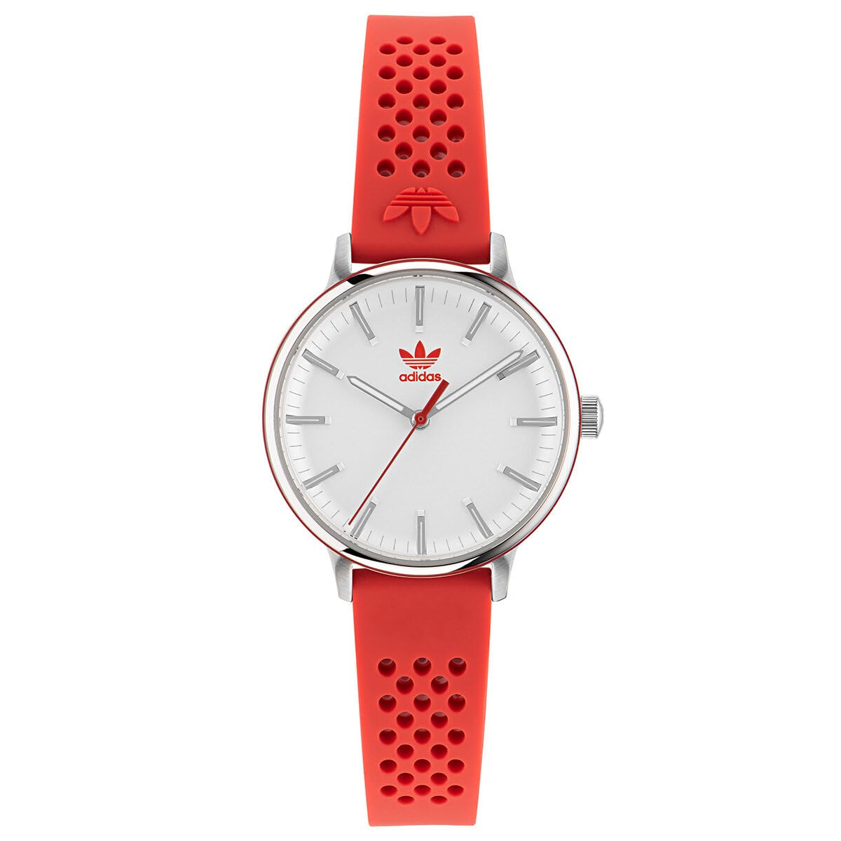 adidas Women Silicone Originals White Dial Analog Watch - Aosy23029, Band Color-Silver (B00ILEGTIY) Amazon Price History, Amazon Price Tracker