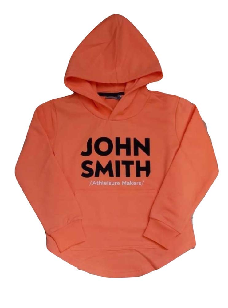 John Smith Floreal G Sweatshirt, Girls, Coral Fluor, 6