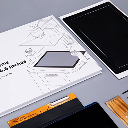 Elegoo 6.6 Inches 4K Monochrome Lcd With An Hd Resolution Of 4098 X 2560 And Replaceable Anti-Scratch Tempered Glass, Compatible With Mars 3 Pro Lcd Resin 3D Printer thumb #3