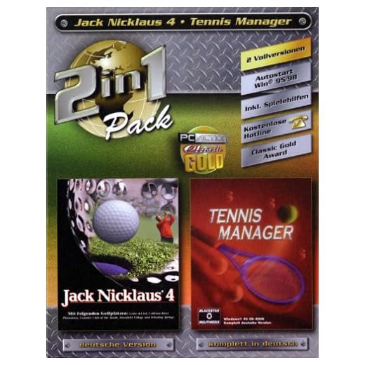 2 in 1 Jack Nicklaus 4 + Tennis Manager