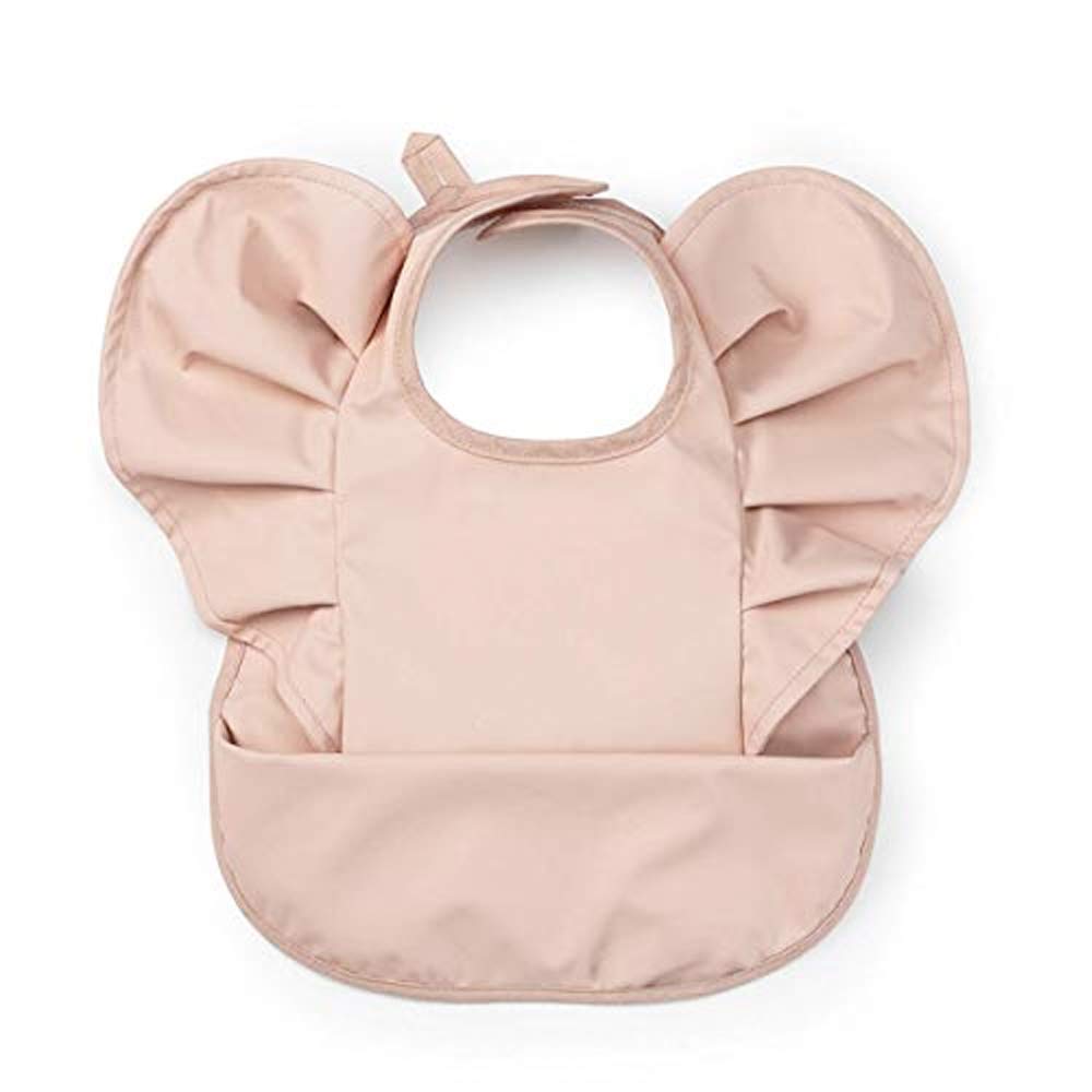 Elodie Details Bavaglino Impermeabile per Bimbo e Bimba Design Scandinavo - Powder Pink, Rosa