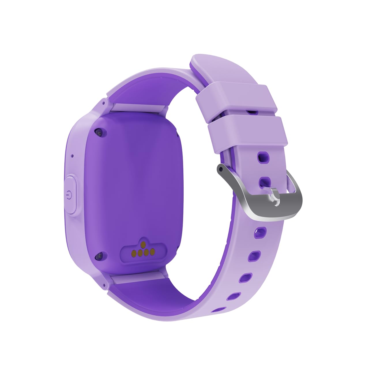 CANYON Sunny KW-48 4G Montre Intelligente GPS pour Enfants avec appels vidéo, appels vocaux, Jeux, Lecteur de Musique, Appareil Photo, Nano-SIM, étanche IP67, Violet