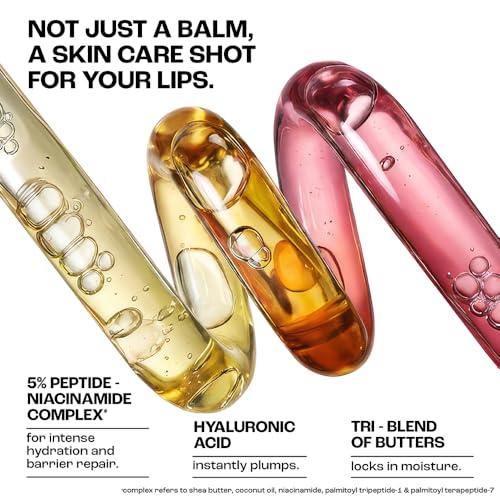 Image of Lakme Peptide Lip IV with 5% Peptide-Niacinamide Complex, For Intense Hydration With A Serum-Like Texture That Visibly Plumps, Smoothens, and Repairs, Peptalk Pink, 10g