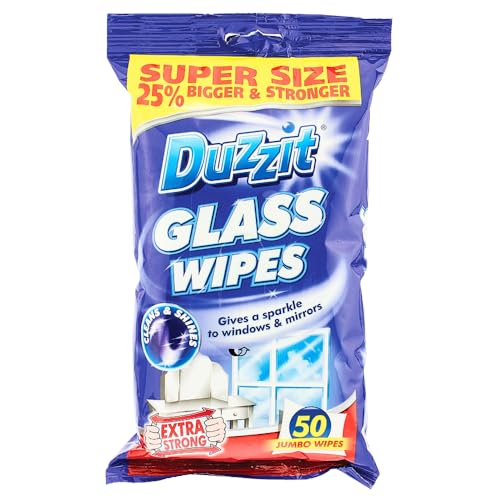 Duzzit 3198 - Toalhetes de vidro (50 unidades)
