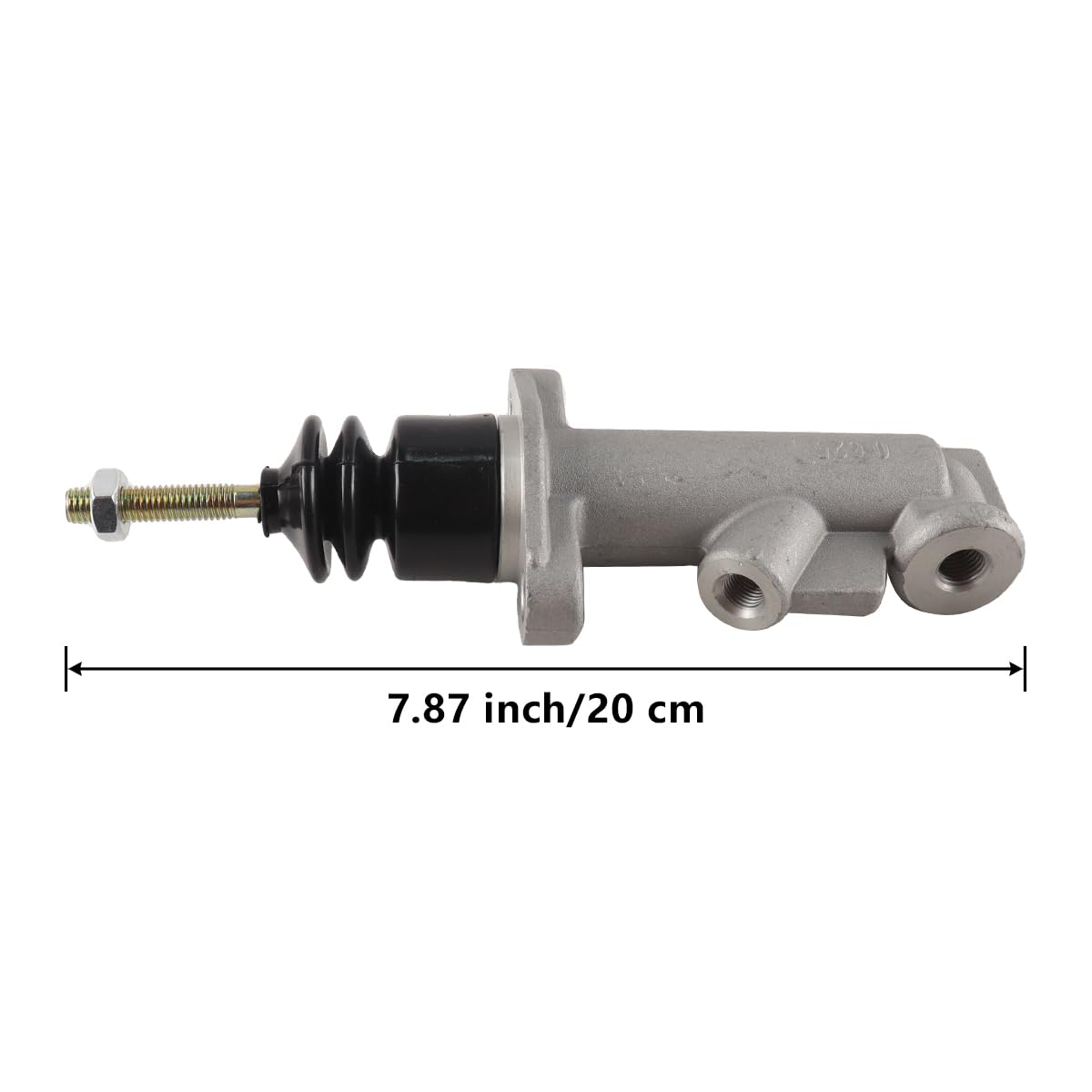 Maître-cylindre d'embrayage de frein de course en aluminium 0,625, trou fileté, pompe de frein à main pour boîte de pédale de polarisation de frein, réservoir à distance