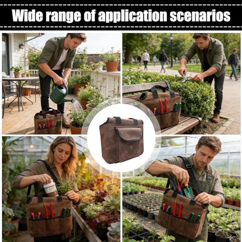 Sac à outils de jardin avec compartiments pour ne plus rien perdre - 5