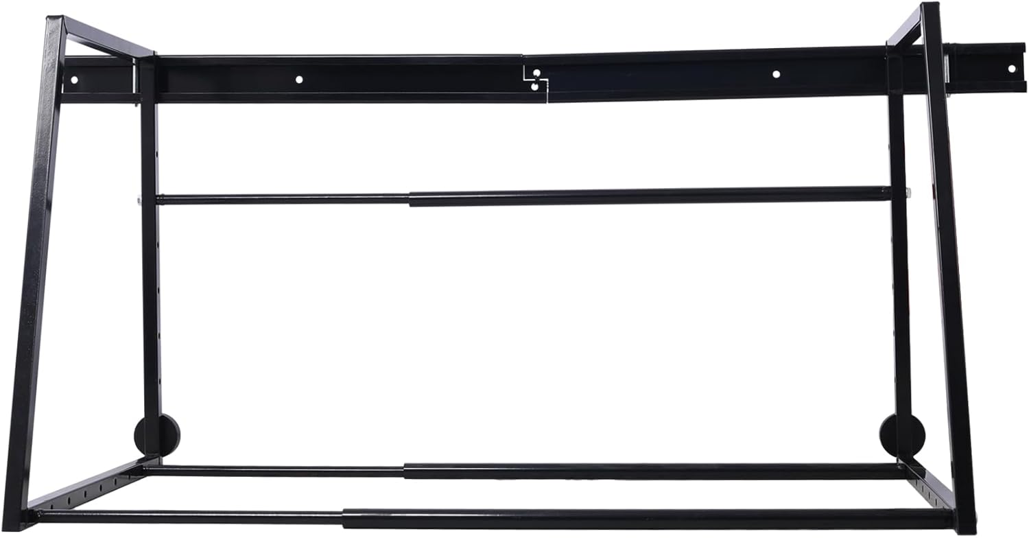 Tire Rack Wall Mount Steel Heavy-Duty Adjustable 32”-58” Wide - Multi-Vehicle Wheels Storage Shelves for Garage and Workshop Car Tire Holders, Space-Saving Wheel Organizer for Seasonal, RV, ATV Tires