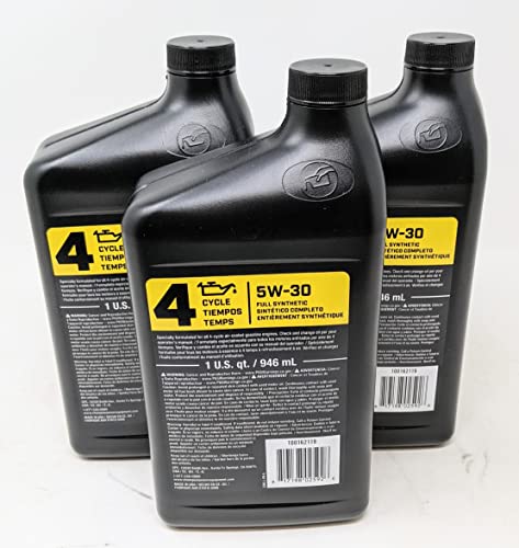 Aceite de motor sintético completo 5W-30 x3 miniatura 2