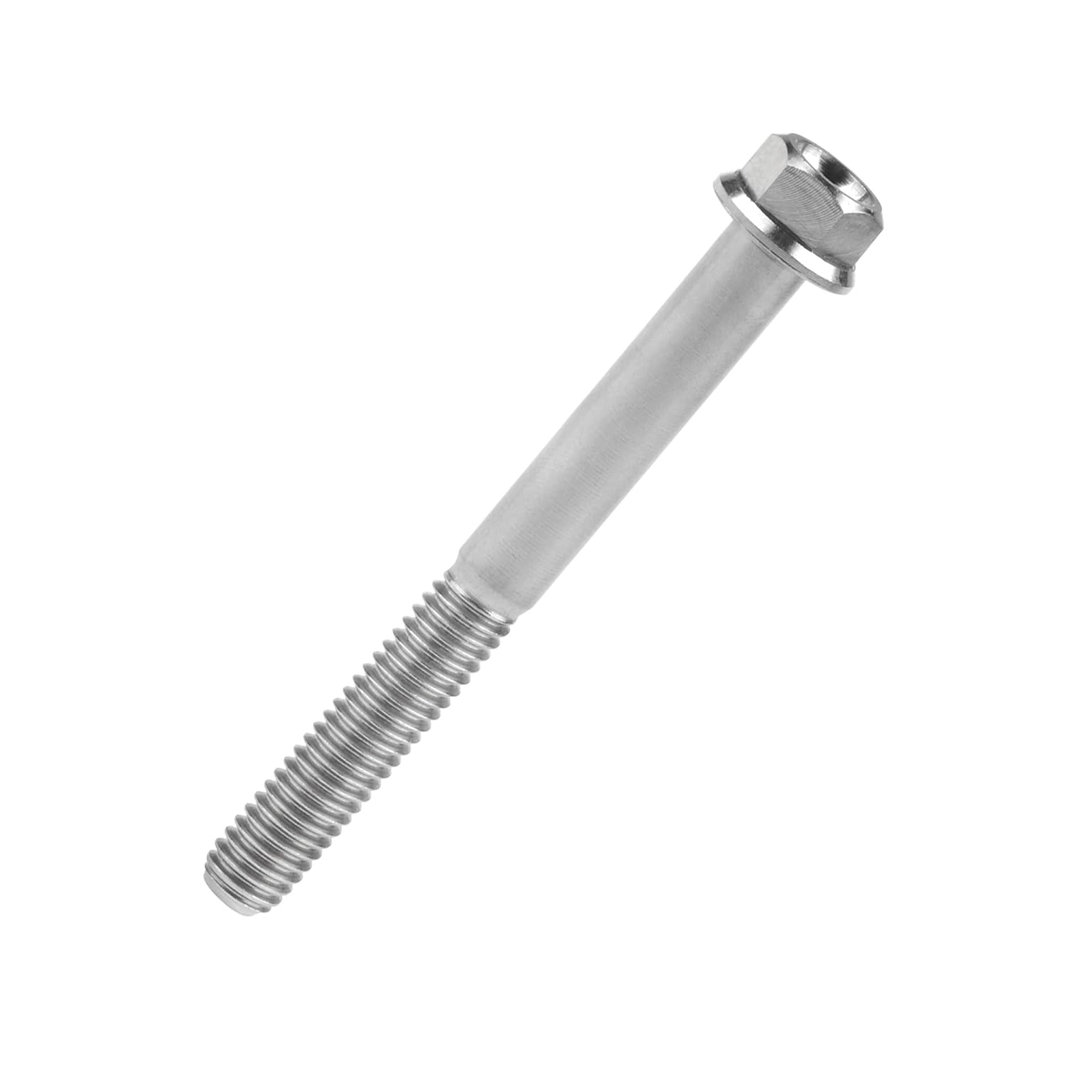 Titanium Bolt M8x15 20 25 30 35 40 45 50 55 60 65mm Small Flange Hex Head Screws for Motorcycles Parts Pitch 1.25mm Pack of 6 (M8x60mm, Titanium)