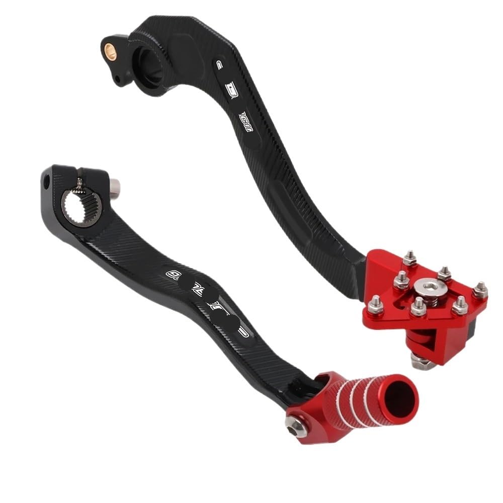 CWDQYNLG Kick Start Crank Motocycle Foldbale Gear Shift Lever Shifter Pedal Brake for CRF450R CRF250R 450RX 250RX