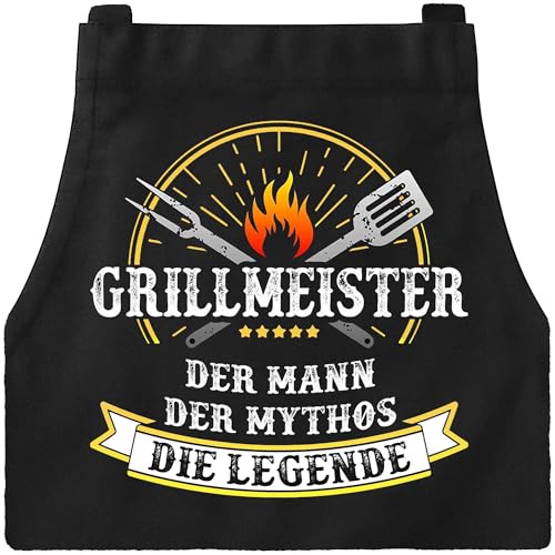 XCSJKJ Grillschürze für Männer Kochschürze Herren Schürze Lustig, mit 4 Taschen GrillSchürze für Männer küchenschürze Herren Personalisiert Schürze - GRILLMEISTER (Klassischer Stil – 4 Taschen) XCSJKJ Grillschürze für Männer Kochschürze Herren Schürze Lustig, mit 4 Taschen GrillSchürze für Männer küchenschürze Herren Personalisiert Schürze - GRILLMEISTER (Klassischer Stil – 4 Taschen)