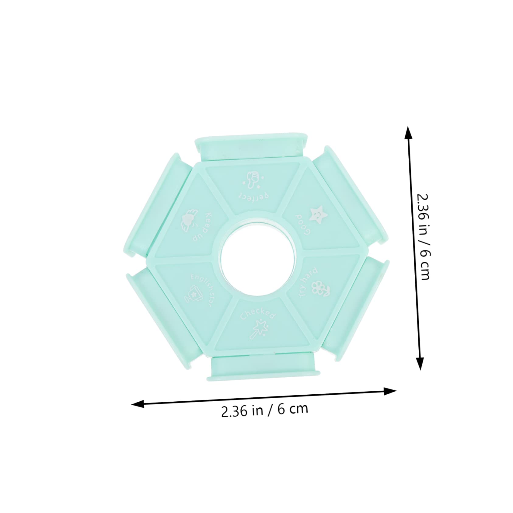 SHINEOFI 5pezzi Teacher Stamper Multisided Timbri Per Commenti e Valutazioni Scolastiche Materiale Sicuro e Riutilizzabile Per Insegnanti e Forniture Scolastiche