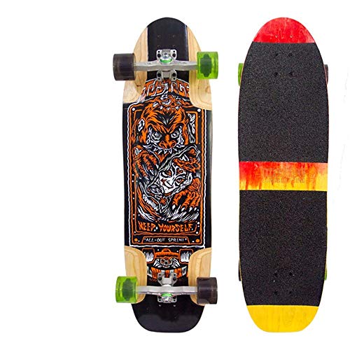 For Sale! ShurndGao Skate Board 8 Layer Maple Tricks Skateboards Double Kick Concave Standard Kick S...