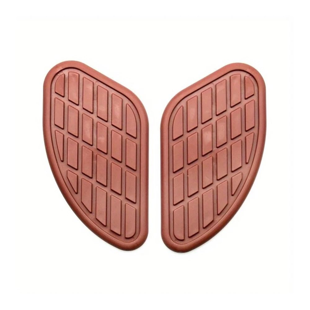 Motorcycle Fuel Tank Sticker 2Pcs Motorcycle Gas Fuel Tank Rubber Sticker Protector Knee Tank Pad Grip Decal for for