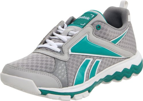 Reebok Women's Fuel Gym Low-W, Grey/Teal/White/Mesh, 7.5 M US