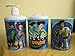 3 Pc Toy Story Bath Set - Dispenser - Toothbrush Holder - Cup