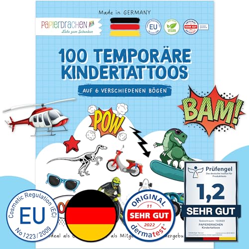 Papierdrachen 100 besonders hautfreundliche...