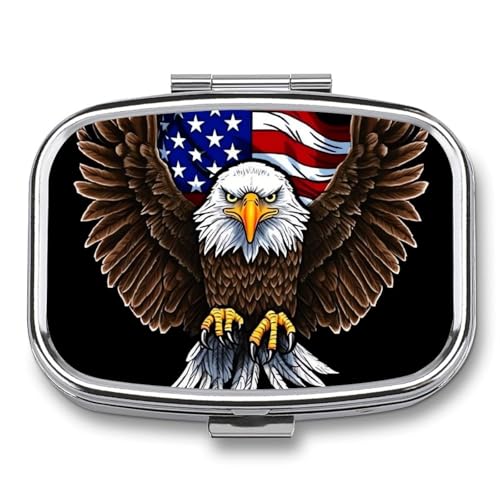 Pill Box �A�����J���� �����S�������C�[�O�� ���s �s���I�[�K�i�C�U�[ 2�R���p�[�g�����g �|�[�^�u�� ���f�B�V���P�[�X �~���[�f�U�C�� �r�^�~�� �W���G���[ �K���i ��v�ȃ|�P�b�g�s���{�b�N�X ���z�A�L�����v�p
