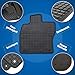 PETEX Fit Driver Rubber Mat Premium 1-Piece Black