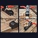 Manual Wood Planer 45 Degree Chamfer Tool, sturdy Aluminum Alloy and ABS Construction, Adjustable Cutting Depth, Ergonomic Design, DIY Woodworking Chamfering Tool with 6 Cutter He