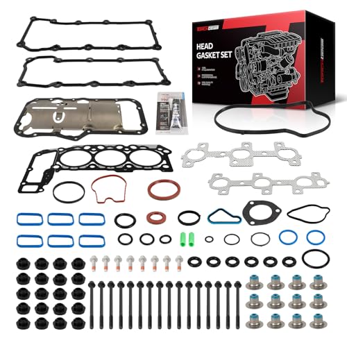 Image of Torchbeam Head Gasket Set with Head Bolts HS26229PT Fit for Dakota 2004-2005,Durango 2004-2005,Grand Cherokee 2005,Liberty 2002-2005,Ram1500 2002-2005, Engine Cylinder Head Gasket Kit