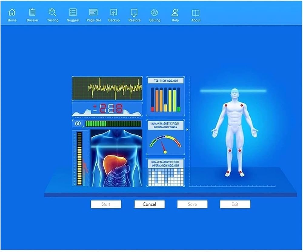 Analisi a risonanza magnetica 3 in 1 per la salute del corpo, analizzatore di terapie quantistiche, per analisi della salute, 54 rapporti, bio-risonanza, attrezzatura per la cura della pelle del viso