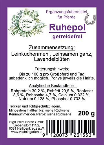 Herbal Force Kruidenlekkernijen voor paarden - lavendel hennep duivelsklauw/gember of biergist - zonder toevoeging van… - Image 4