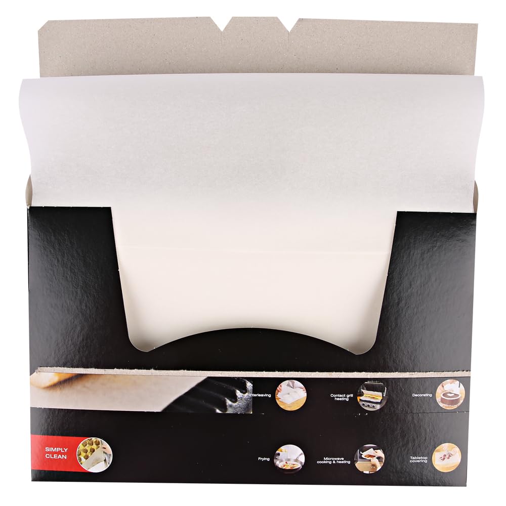 1200 Stück Kochpergamente, Bogen | Silikon-Beschichtung, weiß, L: 33cm, B: 27cm, Backpapier,Silikonmatte,Pergamentpapier