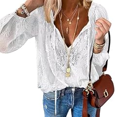White Boho Tops