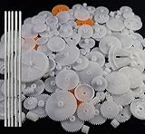 200pcs 0.5 Mold Plastic Motor Gears Small Set Plastic Crown Gear Single Double Reduction Gear Worm G
