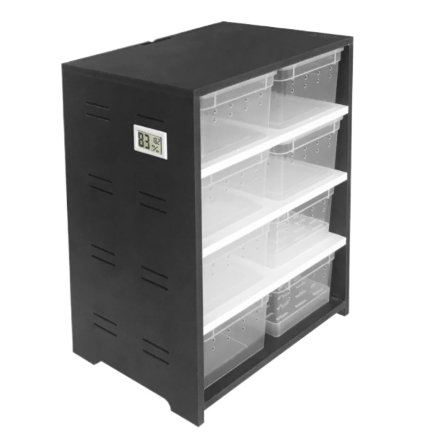 Pudełko Do Hodowli I Karmienia Szafka Do Hodowli Gadów Z Karmnikiem Karmienia Owadów Artykuły Dla Zwierząt(Black)