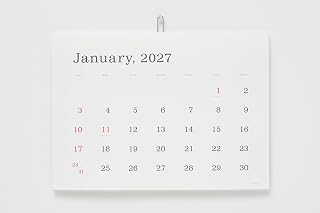 ANDO GALLERY 葛西薰 2027年 日历 无格线