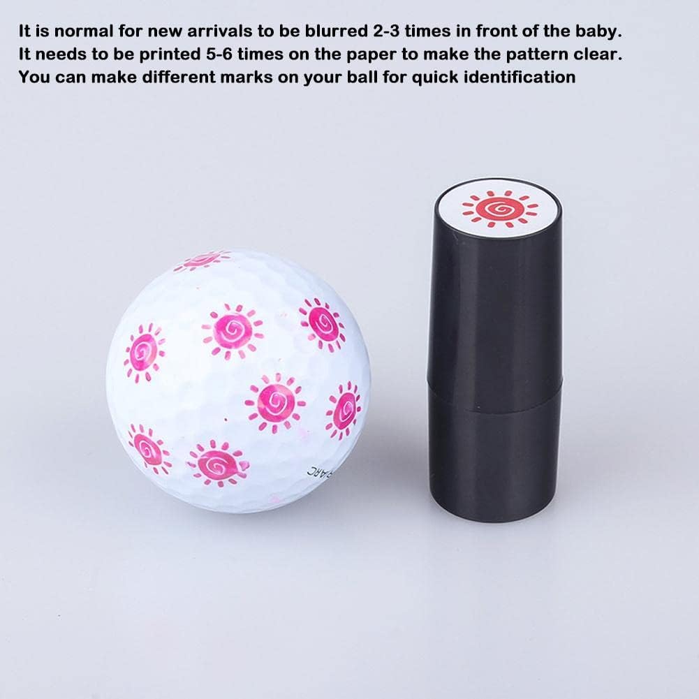 review pulunto Golf Ball Stamps, Custom Golf Ball Marker Stencil Personalized Tool Accessories Durable Long Lasting for Golf Learners Golfer Present