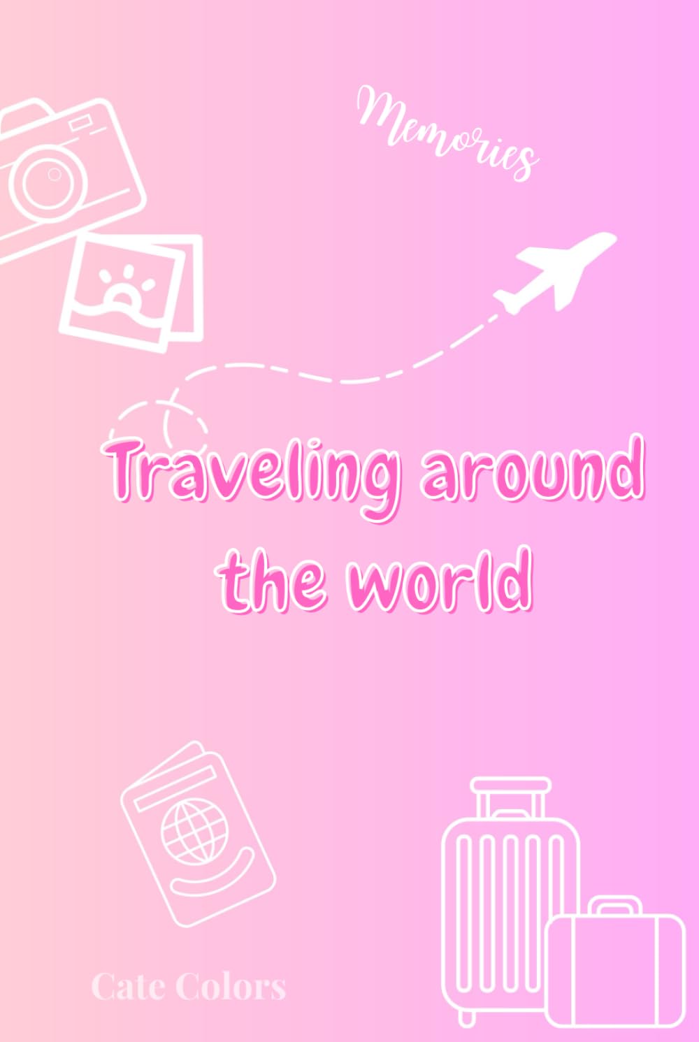 Traveling around the World scrapbooking travel book