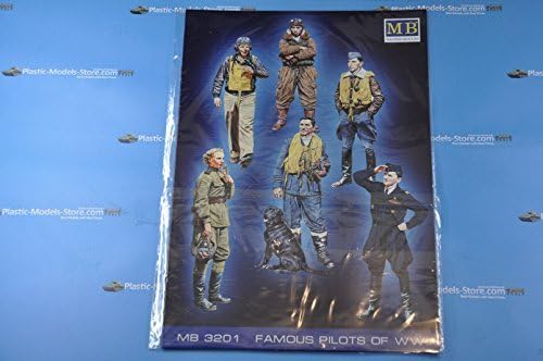 Master Box Plastic Model Famous Pilots of WWII. KIT 1 1/32 3201