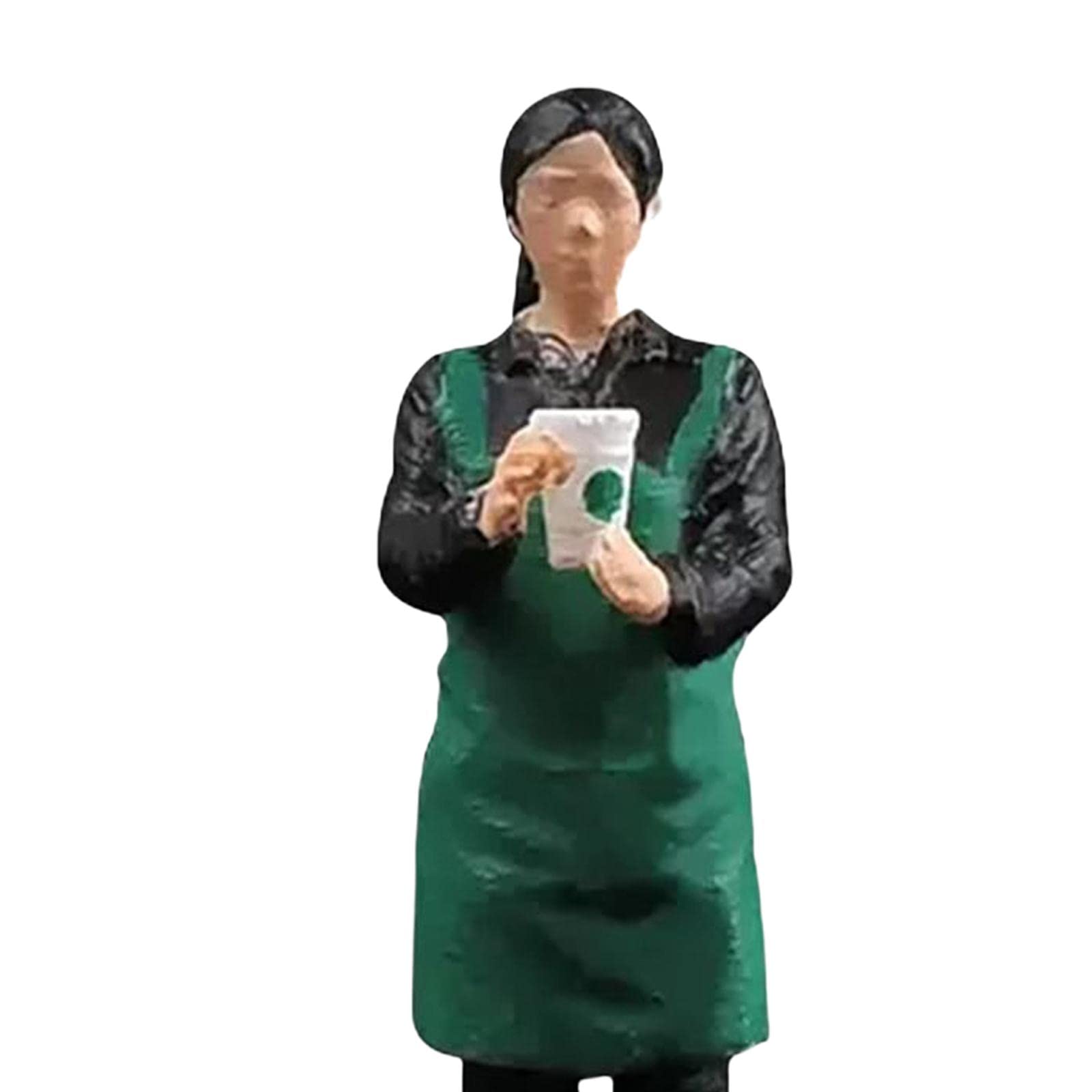 Amazon | Bhuun 手描き 1/64 コーヒー店員 フィギュア ジオラマ S