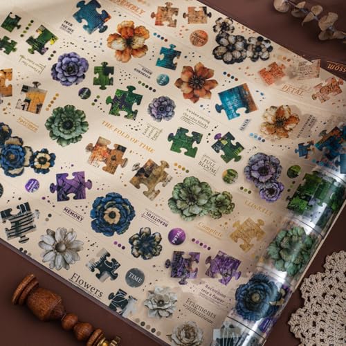 Alideco 6 }XLOe[v 킢gȉԕ̃pb`[N ȑϐ CN PET S e[v L DIY  }Xe V[ (huayingsuipianji)