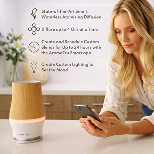 Difusor aromático eléctrico AromaTru Smart Waterless con WiFi miniatura 6
