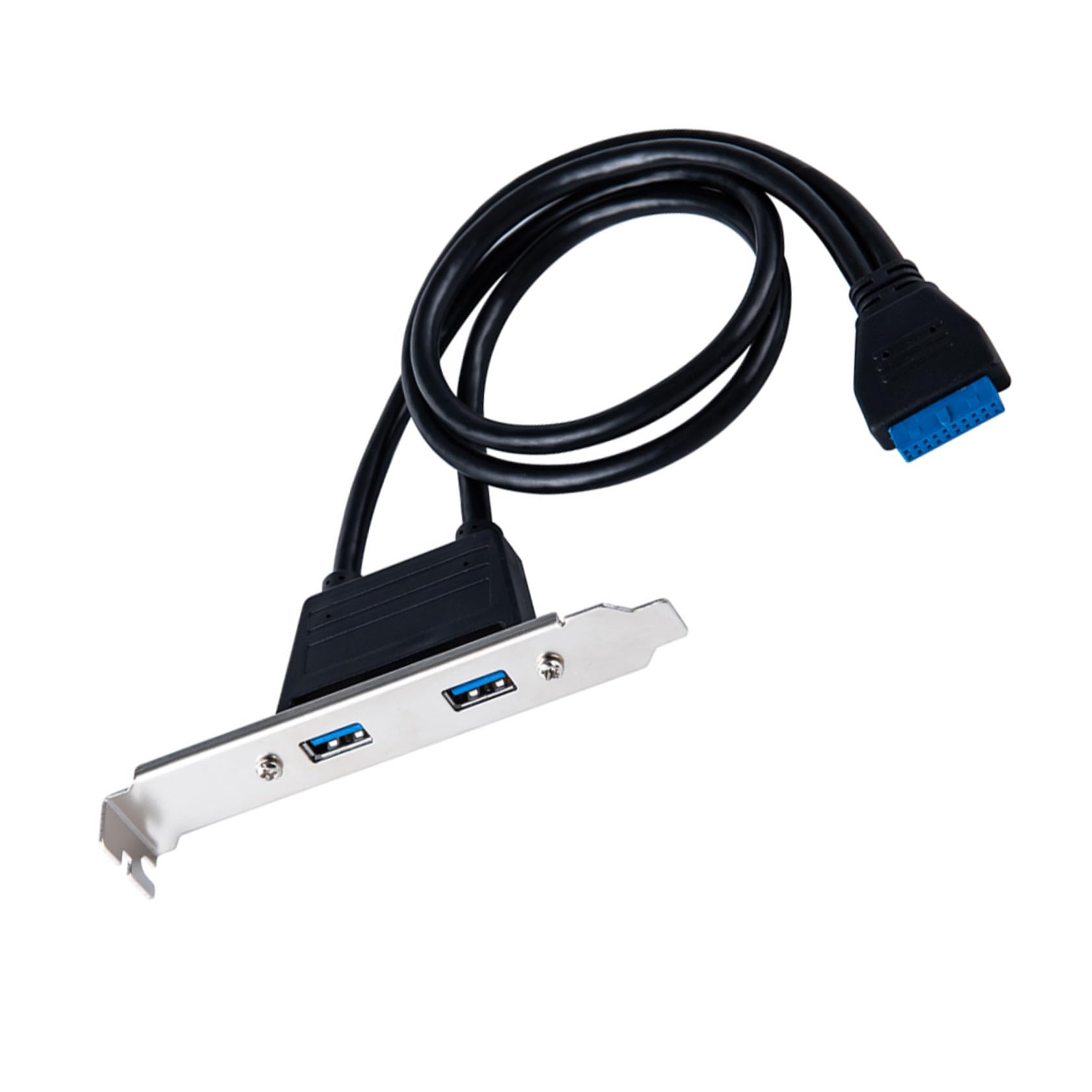 Adaptador doble USB para panel trasero de placas base 8