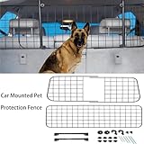 BFRDGE Kofferraum Trenngitter für Hunde, für VW Golf VII 7|Golf 7 GTE/Golf GTD 2011-2020 Hundegitter zum Transport für deinen Hund, Kofferraumschutz Gitter,A12IN
