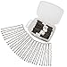 Velscrun 300 Pack U Shaped Hair Pins Bun Hair Pins Metal Bobby Pins Hair Clips for Hair Decoration (Brown)
