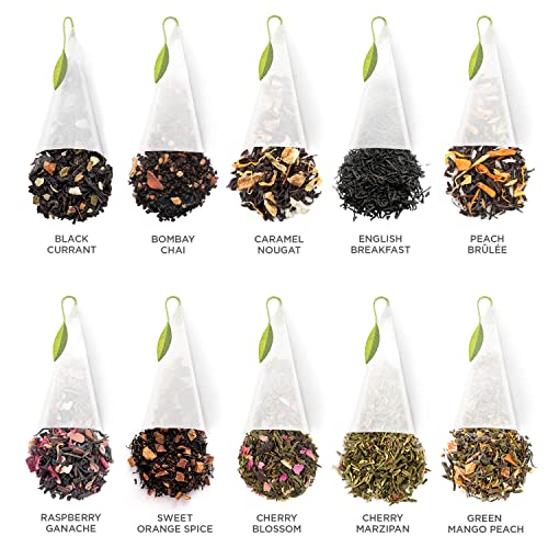 Tea Forte Tea Chest With 40 Handcrafted Pyramid Tea Infusers - Warming Joy #TOP4