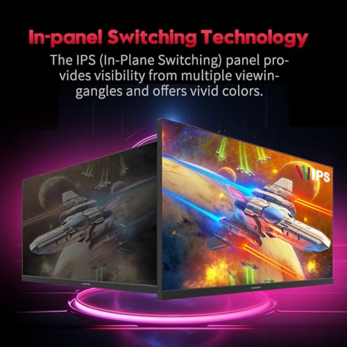 Image of Viewedge 24 inch 4K 60Hz Computer Monitor, 5ms UHD 2160p IPS Monitor | Type C, HDMI, DP Port, Built-in Speakers, Vertical Monitor Support Wall Mount