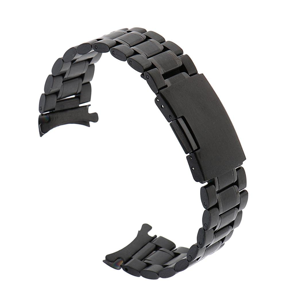 ATORSE® Stainless Steel Bracelet Watch Band Strap Curved End Solid Links Black 22Mm (B0CB1GVDXC) Amazon Price History, Amazon Price Tracker