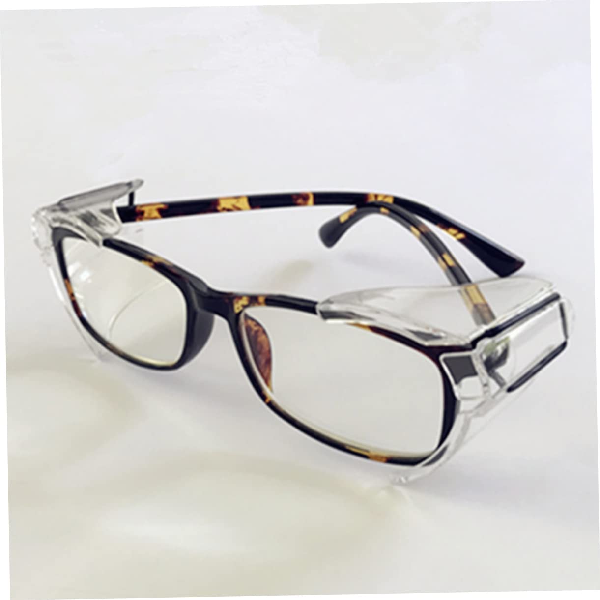 Protectores laterales for gafas de seguridad,Protector lateral transparente for seguridad,6 pares de protectores de flanco Gafas de seguridad Protectores laterales Protección for los ojos Protectores