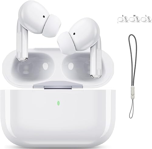 Auriculares inalámbricos Bluetooth 5.3 con cancelación de ruido, auriculares estéreo 3D con auriculares intrauditivos con graves profundos,