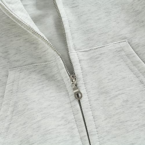 Aeemcem Toddler Baby Boy Girl Zip Up Hoodies Solid Color Casual Long Sleeve Hooded Sweatshirts Jacket With Pocket (A Gray, 18-24 Months) #TOP5
