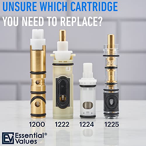 1224 Replacement Cartridge – Aftermarket Replacement Compatible With 2 Handle Faucets & Moen Tub Shower | Durable Brass 1224B And Plastic - 2 Pack #TOP5